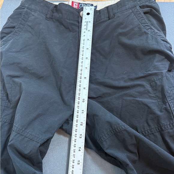 🌲 Chaps Ralph Lauren Convertible Cargo Pants Men's 32 Black Zip-Off - Picture 8 of 9